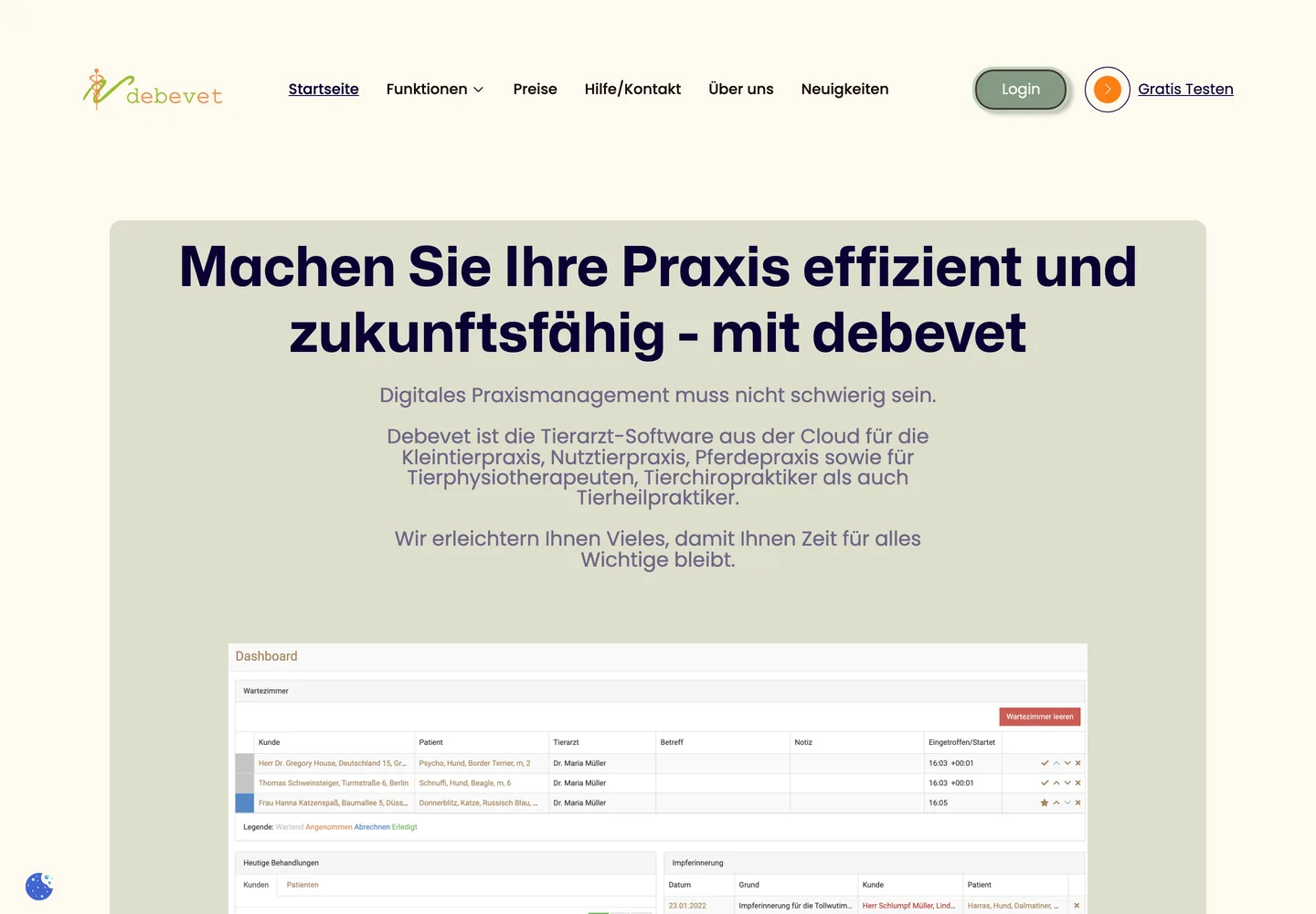 Debevet UG – Backend-Entwicklung